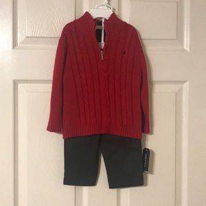 🆕 Nautica sweater and slacks 2 piece set